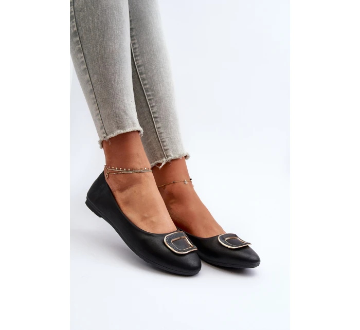 Baleríny S Ozdobou Z Černé model 21656911 - Boto