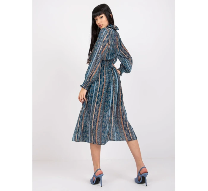 Šaty DHJ SK 15177 1.04P tmavo modrá Šaty DHJ SK 15177 1.04P tmavo modrá