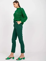 DHJ nohavice SP 12787.21X tmavo zelená