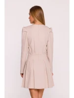 Šaty  béžové model 21296195 - Moe