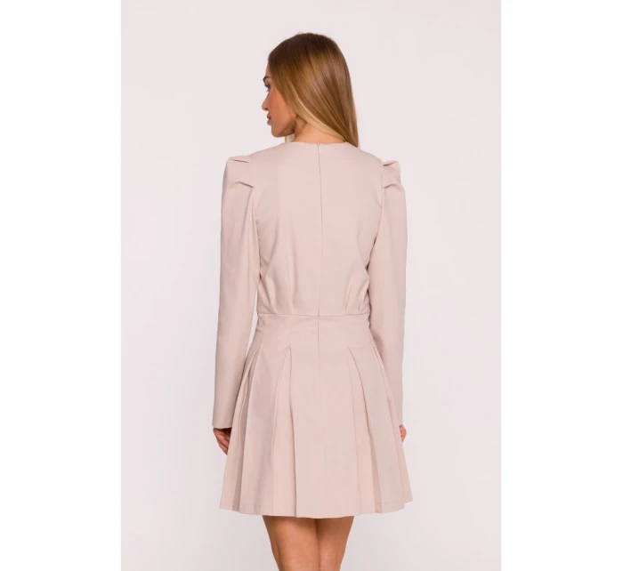 Šaty  béžové model 21296195 - Moe