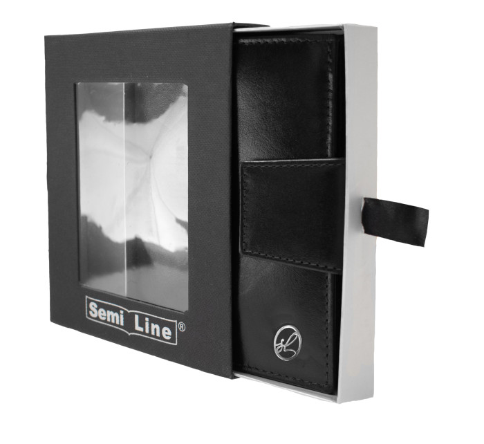 Peňaženka Semiline RFID P8261-0 čierna