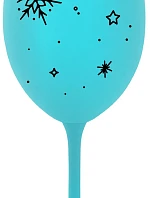 ZIMĚNKA - tyrkysový pohár na víno 350 ml