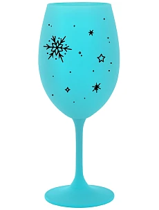 ZIMĚNKA - tyrkysový pohár na víno 350 ml