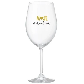MOJE ODMĚNA - čirá sklenice na víno 350 ml MOJE ODMĚNA - čirá sklenice na víno 350 ml
