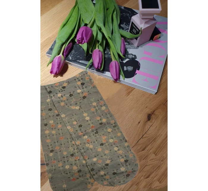 Dámske vzorované ponožky Magnetism lycra 20 den