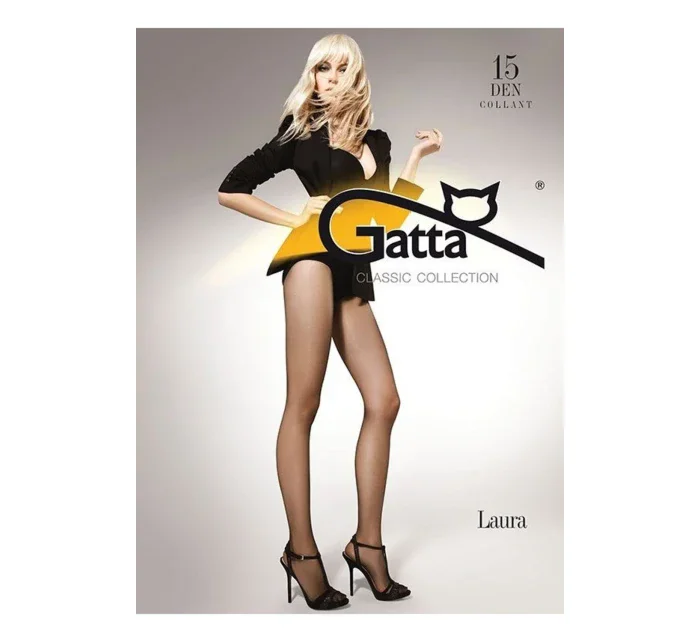 Dámské punčocháče Laura 15 white plus - GATTA Dámské punčocháče Laura 15 white plus - GATTA