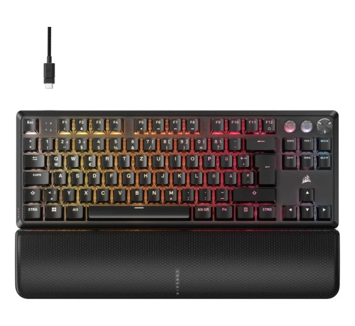 Herná klávesnica Corsair K70 Pro TKL, klávesnica TKL (80%), Corsair MGX -, ISO (DE) Herná klávesnica Corsair K70 Pro TKL, klávesnica TKL (80%), Corsair MGX -, ISO (DE)