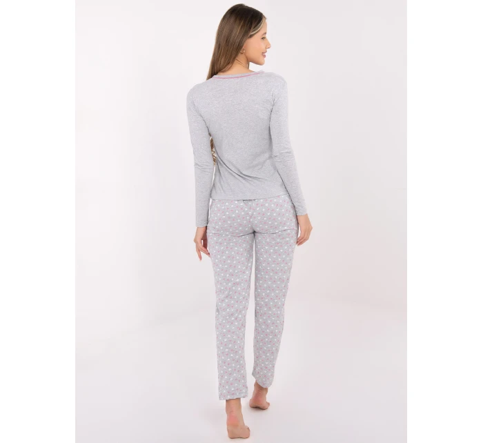 Piżama DU PI FP model 21800513 szary - FPrice