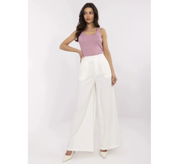 Kalhoty NM SP model 21021805 ecru - FPrice Kalhoty NM SP model 21021805 ecru - FPrice