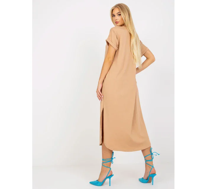 Šaty TW SK model 17408260 velbloud - FPrice Šaty TW SK model 17408260 velbloud - FPrice