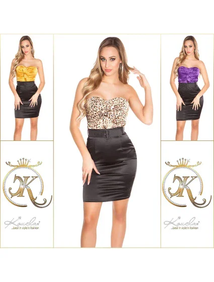 Sexi koktejlové mini šaty S05571-N - Koucla