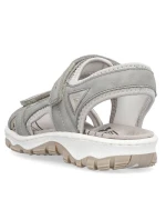 Pohodlné sandále Rieker W RKR674 sivé