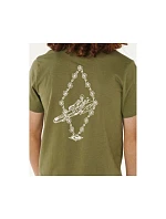 Chlapčenské tričko RIP CURL Eternal Shred Art Tee-Boy, zelené, detské