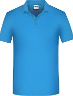 Daiber JN 874 Pánske pracovné polo z bio piqué 02.0874 aqua