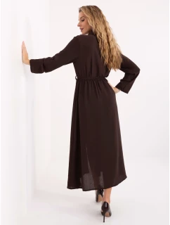 Šaty MI SK C258.16 tmavohnedé