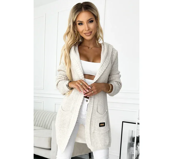 Sveter so zapínaním model 183914 Numoco