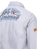 Pánská světle šedá košile Dstreet model 21966545 - FashionStreet Pánská světle šedá košile Dstreet model 21966545 - FashionStreet