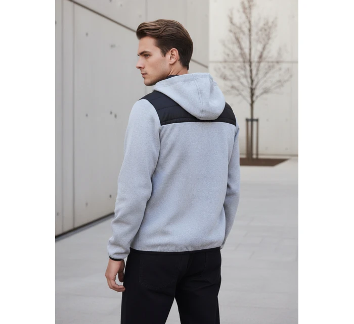 Pánska prechodná prešívaná sivá bunda TX4402 Pánska prechodná prešívaná sivá bunda TX4402