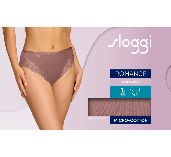 Dámske nohavičky Romance Tai - BROWN - hnedá 1141 - SLOGGI Dámske nohavičky Romance Tai - BROWN - hnedá 1141 - SLOGGI