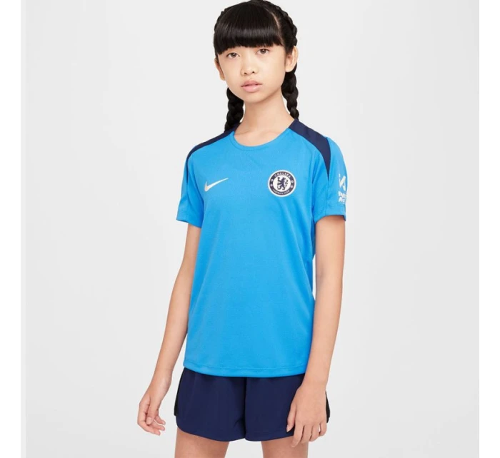 Nike Chelsea FC Strike SS Top Jr Shirt FN9856-436 Nike Chelsea FC Strike SS Top Jr Shirt FN9856-436