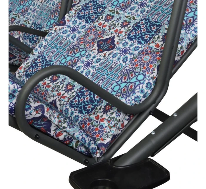 ZÁHRADNÁ A BALKÓNOVÁ HOJDAČKA SONIC 2 OSOBY MOZAIKA