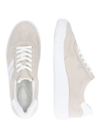 Kožené polobotky Remonte model 21910660 béžové barvy - Rieker