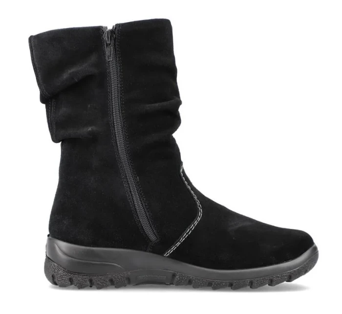 RIEKER W RKR130 zateplené kožené čižmy RIEKER W RKR130 zateplené kožené čižmy