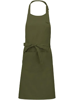 Kariban K 885 Zásterka s náprsenkou 20.K885 svetlo khaki