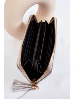 Velká prošívaná peněženka s pruhem stříbrný model 21573699 - Boto Velká prošívaná peněženka s pruhem stříbrný model 21573699 - Boto