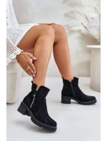 Dámské Boty S Na Podpatku Černé model 21671461 - Boto
