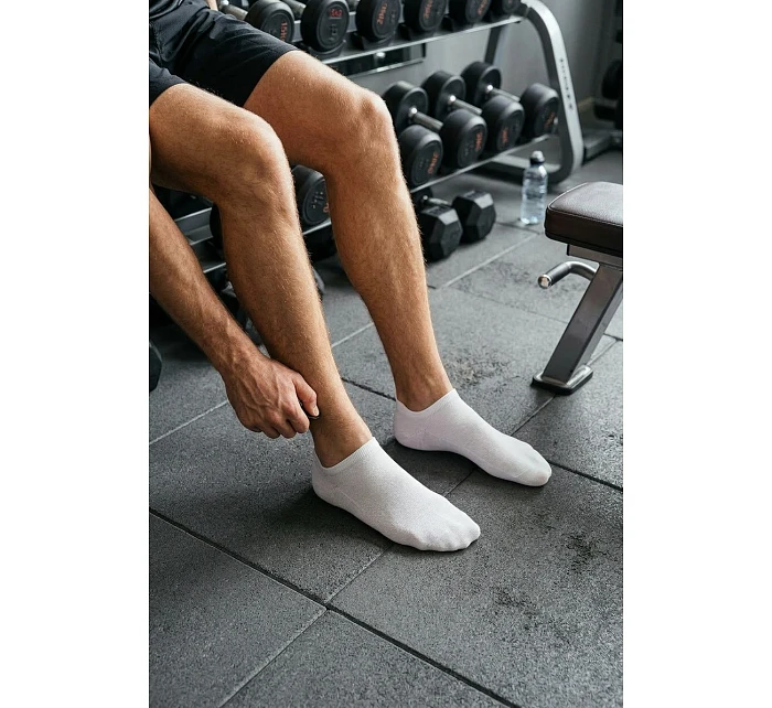 Pánské Kotníkové Ponožky ULTRA Tenké Bílé Pánské Kotníkové Ponožky ULTRA Tenké Bílé