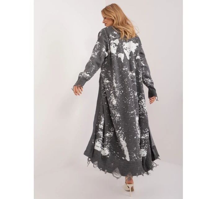 Kardigan BA SW model 19688899 ciemny szary - FPrice