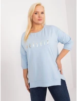 Bluzka RV BZ model 20081005 jasny niebieski - FPrice Bluzka RV BZ model 20081005 jasny niebieski - FPrice