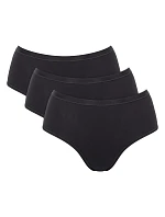 sloggi GO Daily Cotton Midi 3P - BLACK - SLOGGI BLACK - SLOGGI sloggi GO Daily Cotton Midi 3P - BLACK - SLOGGI BLACK - SLOGGI
