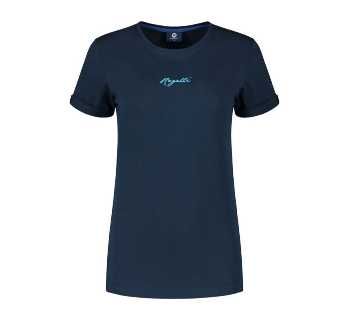 Rogelli t-shirt damski LOGO granatowy S