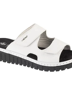 Boty Slides model 22380423 bílé, velikost 38 - Rieker