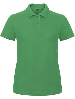 B&C ID.001 /women Dámske piqué polo 01.ID10 kelly green