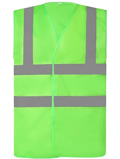 HVW 120 HiVis síťovaná bezpečnostní vesta model 22502237 lime - Yoko