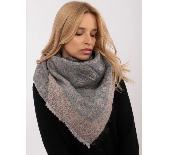 Šál AT SZ 1701.61 sivo-ružový Šál AT SZ 1701.61 sivo-ružový