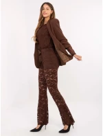 Nohavice MI SP K69 3.21P hnedé