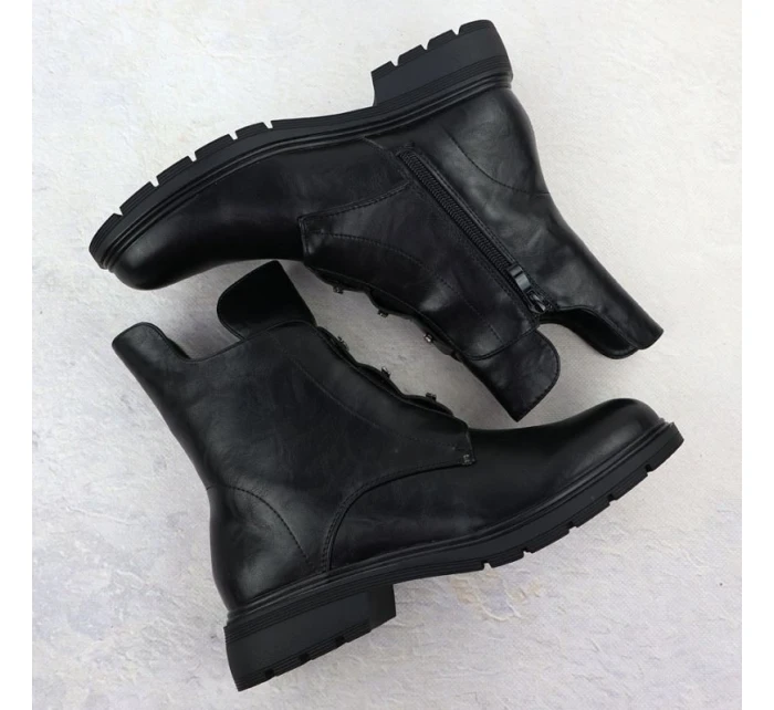Dámska členková obuv W MR2501-4 JEZ454A Black - Jezzi