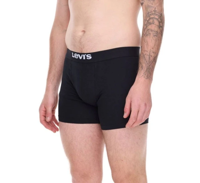 Pánské bavlněné boxerky model 21780725 3Pack černé Levi's - Levis