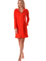 Dámsky župan Bari s kapucňou 3864 cherry tomato - Vestis