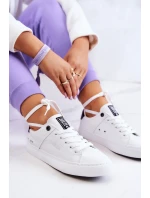 Kožené tenisky Big Star model 21580472 bílé a Černá - Big Star Shoes Kožené tenisky Big Star model 21580472 bílé a Černá - Big Star Shoes