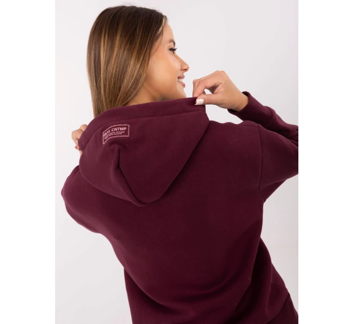 Bluza model 21236021 bordowy - FPrice