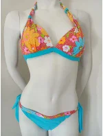 Dámske dvojdielne plavky Malta-A modro-orančové - Ewlon