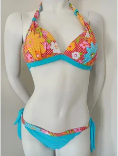 Dámske dvojdielne plavky Malta-A modro-orančové - Ewlon