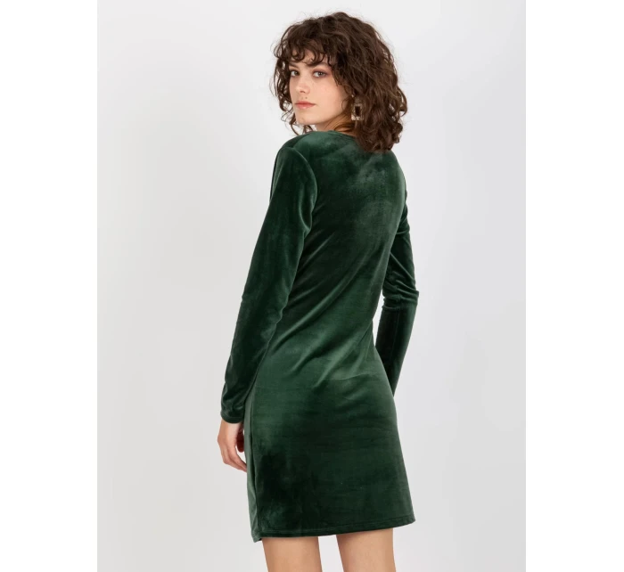 Dámské šaty RP SK model 19349778 tmavě zelená - Rue Paris