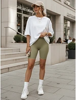 Dámske športové cyklistické šortky, zelené, FashionStreet SY0567 Dámske športové cyklistické šortky, zelené, FashionStreet SY0567